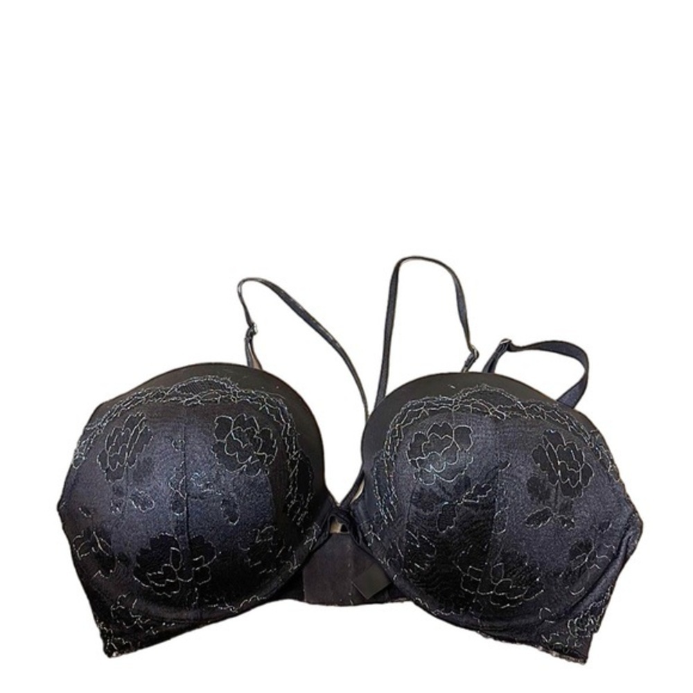 Victoria’s Secret Very Sexy Push-up Black Gold Bra 36DD